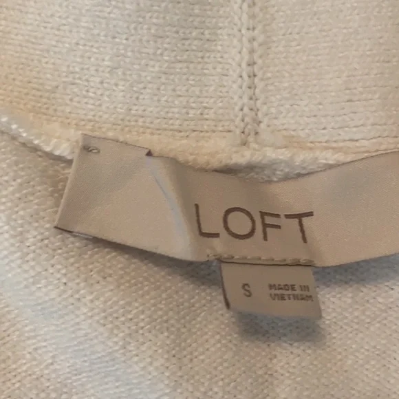 Loft Striped Open Pocket Cardigan whisper white - Picture 6 of 8